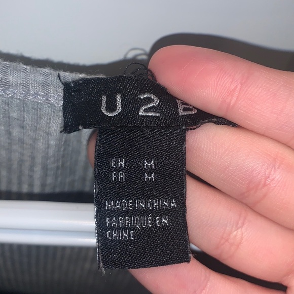 Urban Outfitters Gray Bodysuit - Picture 2 of 3